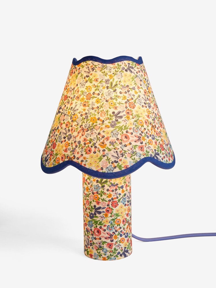Cath Kidston Blue Mini Scallop Table Lamp - Image 5 of 5