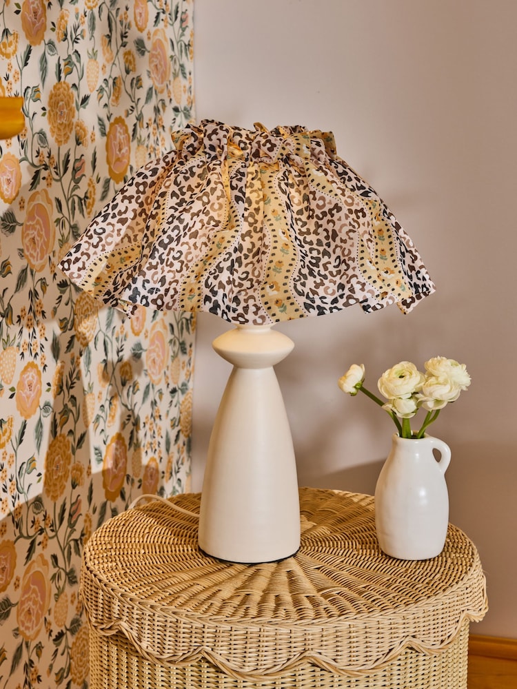 Cath Kidston White Muse Table Lamp - Image 1 of 5
