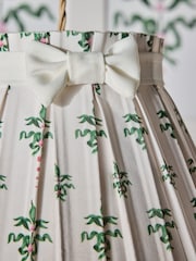 Cath Kidston Cream/Green Pleat Bow Easyfit Shade - Image 4 of 5