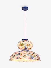 Eleanor Bowmer Multi Leopard Print Lantern Pendant Light - Image 6 of 6