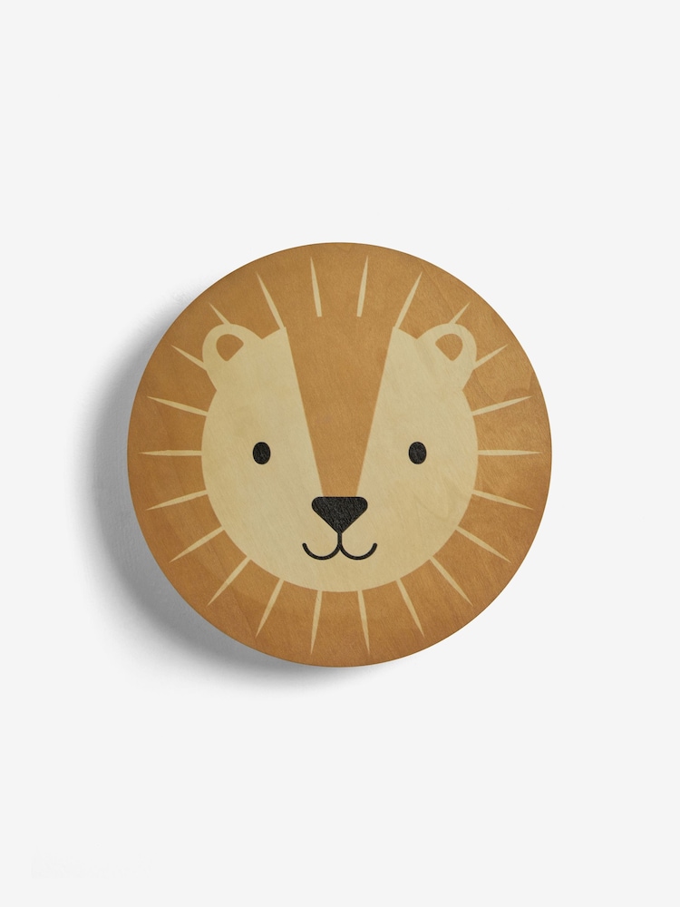 Jojo Maman Bébé Wood Rechargable Luca Lion Wall Light - Image 6 of 6