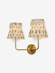 Cath Kidston Brass/Cream Pleat Bow Wall Light - Image 5 of 5