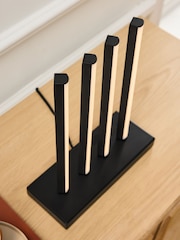 Jasper Conran London Black Linear LED Adjustable Table Lamp - Image 4 of 7