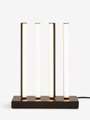 Jasper Conran London Black Linear LED Adjustable Table Lamp - Image 6 of 7