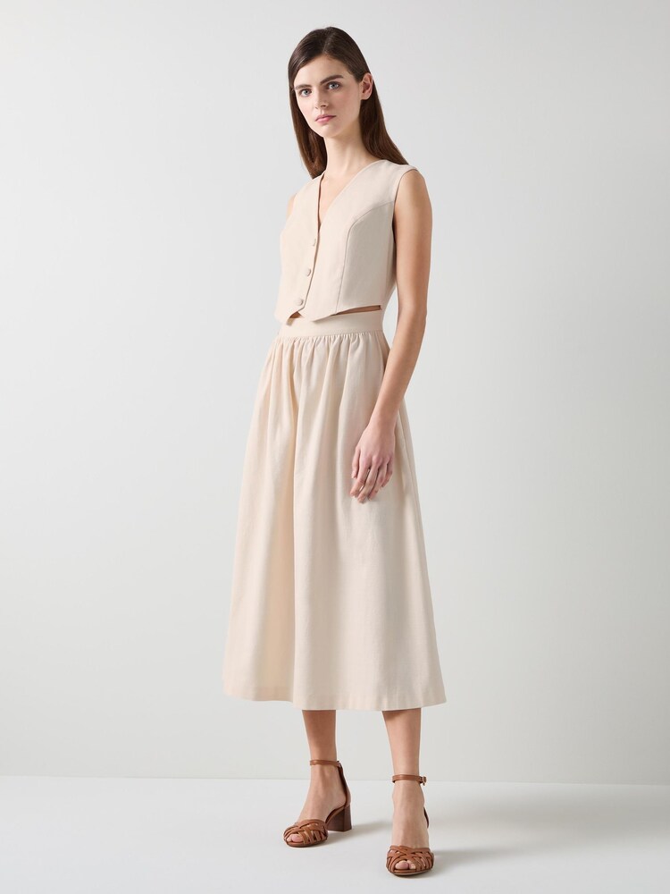 Sukienka kamizelkowa Lk Bennett Pernille z mieszanki bawełny i lnu - Obraz 1 z 1 Sukienka kamizelkowa Lk Bennett Pernille z mieszanki bawełny i lnu - Obraz 1 z 1