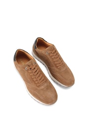 Коричневая замша - KG Kurt Geiger Blaze Trainers - Image 3 of 4
