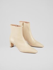 LK Bennett Sand Natural Margaux Ankle Boots - Image 2 of 3