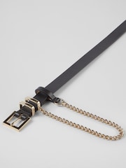 LK Bennett Chain Trim Marley Thin Belt - Imagen 2 de 2