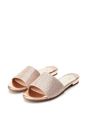 Moda In Pelle Omiley One Band Glitz Sliders - Image 2 of 4