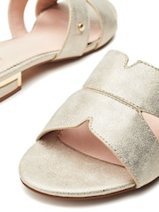 Золотой - Moda In Pelle Murah M-Band Slider Sandals - Image 4 of 4