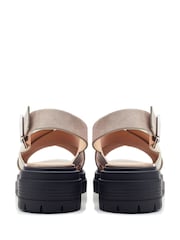 Moda In Pelle Marria Cross-Over Chunky Sandals - Image 2 of 4