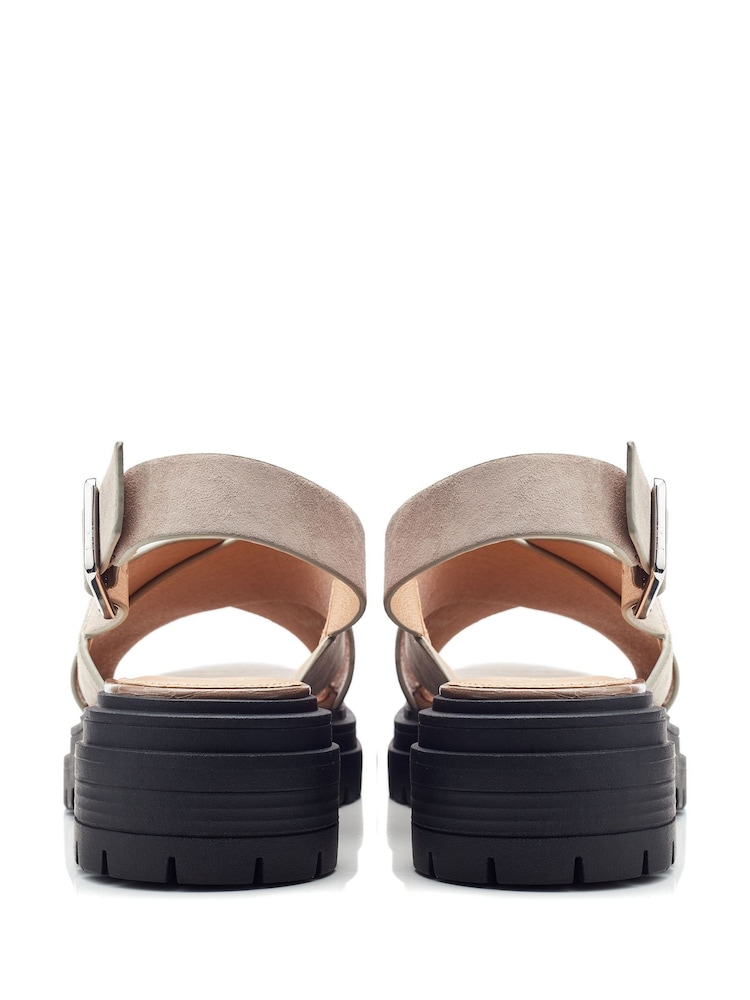 Moda In Pelle Marria Cross-Over Chunky Sandals - Image 2 of 4