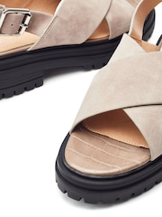 Moda In Pelle Marria Cross-Over Chunky Sandals - Image 3 of 4
