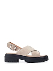 Moda In Pelle Marria Cross-Over Chunky Sandals - Image 4 of 4