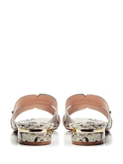 Змеиная кожа - Moda In Pelle Murah M-Band Slider Sandals - Image 2 of 4