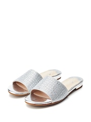 Moda In Pelle Omiley One Band Glitz Sliders - Image 1 of 4