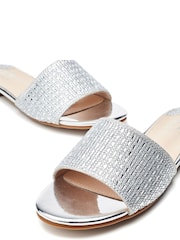 Moda In Pelle Omiley One Band Glitz Sliders - Image 3 of 4