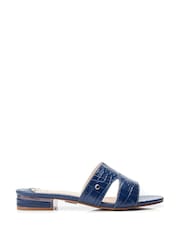 أزرق - Moda In Pelle Murah M-Band Slider Sandals - صورة 1 من 4