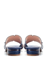أزرق - Moda In Pelle Murah M-Band Slider Sandals - صورة 3 من 4