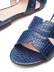 أزرق - Moda In Pelle Murah M-Band Slider Sandals - صورة 4 من 4