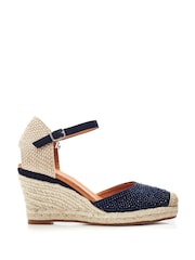 Moda In Pelle Willo Glitz Ombre Espadrille Wedges - Image 1 of 4