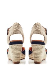 Moda In Pelle Willo Glitz Ombre Espadrille Wedges - Image 3 of 4
