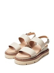 Moda In Pelle Nilania Two Part Plaited Chunky Sandals - Image 2 of 4