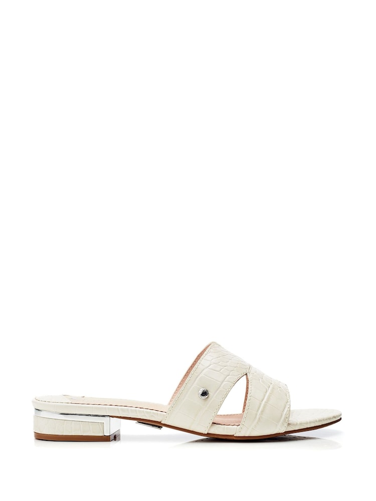 Weiß - Moda In Pelle Murah M-Band Slider Sandals - Bild 1 von 4 Weiß - Moda In Pelle Murah M-Band Slider Sandals - Bild 1 von 4