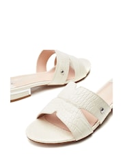 Белый - Moda In Pelle Murah M-Band Slider Sandals - Image 4 of 4