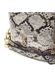 Animal - Bolso cubo de estilo cocodrilo pulido Adriana de Moda In Pelle - Imagen 4 de 4