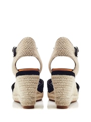 Moda In Pelle Willo Glitz Ombre Espadrille Wedges - Image 3 of 4