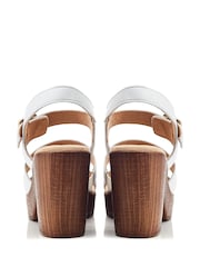 Moda In Pelle Moniqua Three Band Comfort Platform Sandals - Image 3 of 4