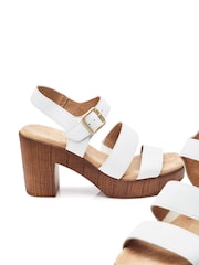 Moda In Pelle Moniqua Three Band Comfort Platform Sandals - Image 4 of 4