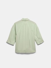 Mint Velvet Grey Green Utility Shirt - Image 6 of 7