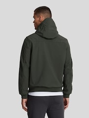Lyle & Scott Grey Tonal Fleece Back Softshell Jacket - Image 2 of 5