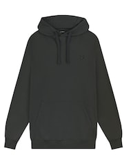 Lyle & Scott Grey Tonal Eagle Pullover 100% Cotton Hoodie - Image 5 of 5