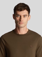 Grün - Lyle & Scott Tonal Eagle 100% Cotton T-Shirt - Bild 4 von 5