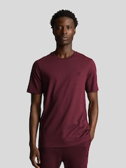 Lyle & Scott Red Tonal Eagle 100% Cotton T-Shirt - Image 1 of 5