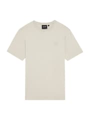 Lyle & Scott Cream Tonal Eagle 100% Cotton T-Shirt - Image 5 of 5