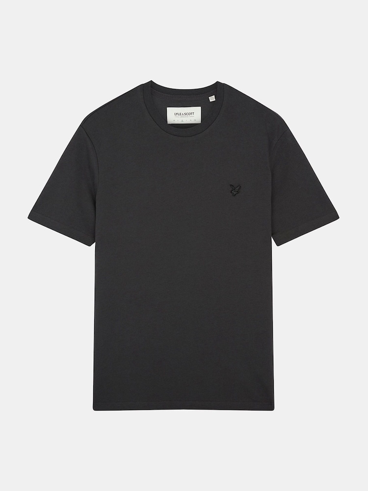 Lyle & Scott Grey Tonal Eagle T-Shirt - Image 5 of 5 Lyle & Scott Grey Tonal Eagle T-Shirt - Image 5 of 5