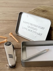 Personalised Golf Essentials Tin by Solesmith - Image 1 of 2
