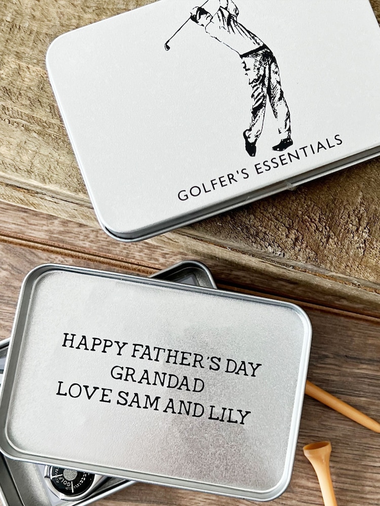 Personalised Golf Essentials Tin by Solesmith - Image 2 of 2