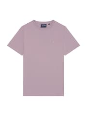 Lyle & Scott Purple Tonal Eagle 100% Cotton T-Shirt - Image 5 of 5
