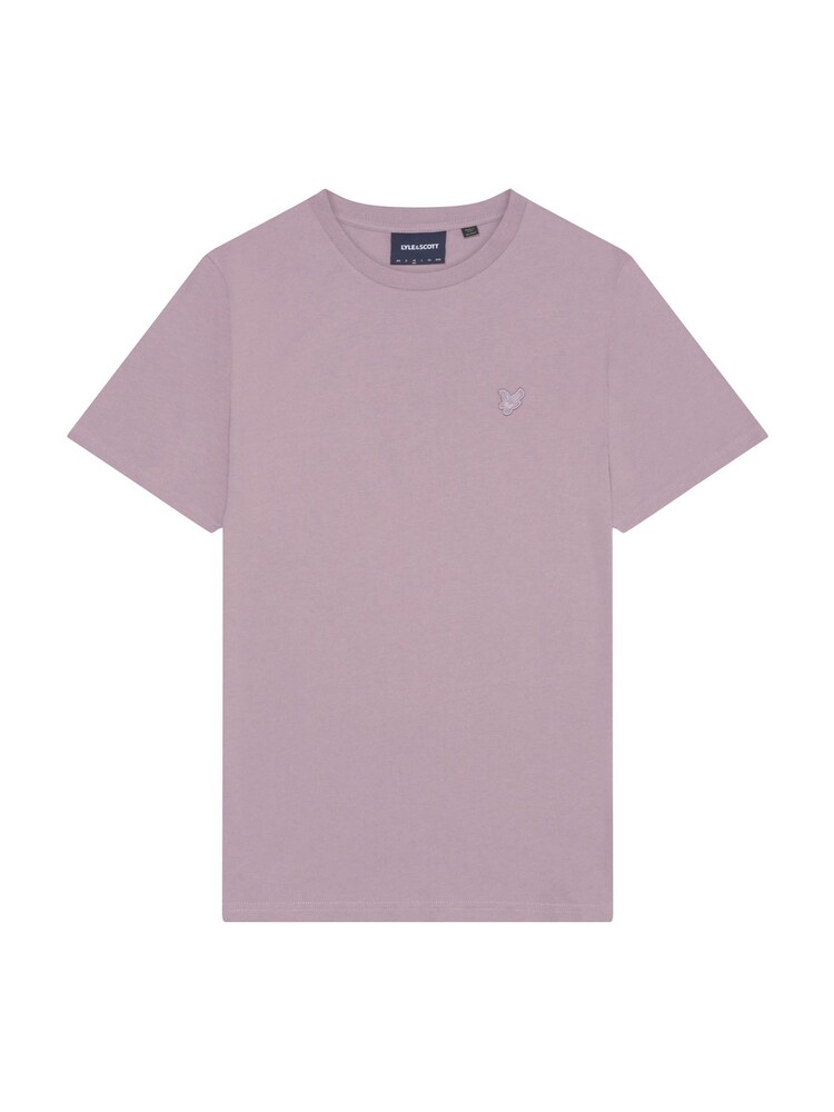 Lyle & Scott Purple Tonal Eagle 100% Cotton T-Shirt - Image 5 of 5