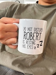 Personalised Resting Eyes Mug by Solesmith - Image 3 of 7