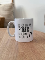 Personalised Resting Eyes Mug by Solesmith - Image 5 of 7