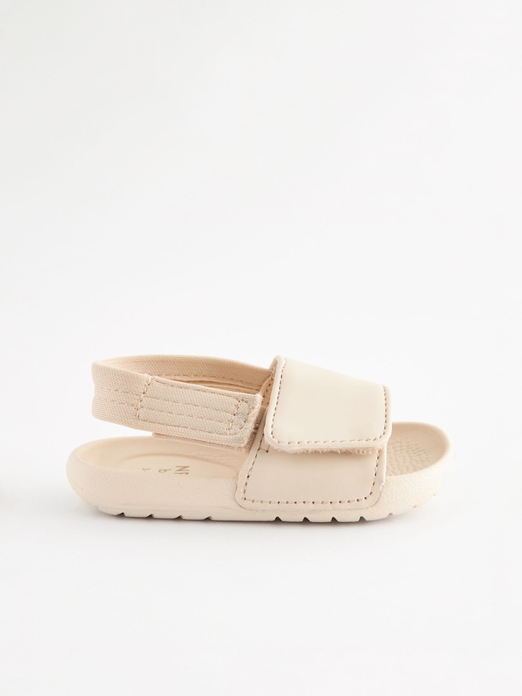Neutral Baby Touch Fastening Slider Sandals (0-24mths) - Image 2 of 6 Neutral Baby Touch Fastening Slider Sandals (0-24mths) - Image 2 of 6
