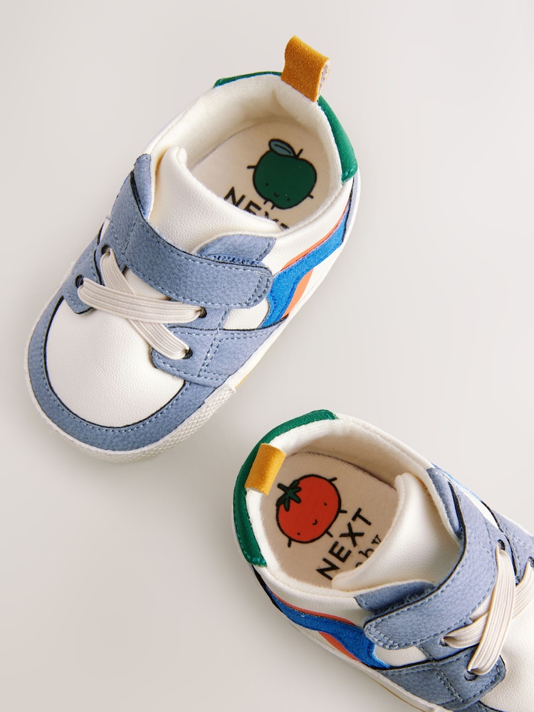 Multi - Bebeluș Închidere prin contact Elastic Lace Trainers (0-24luni) - Image 3 of 6