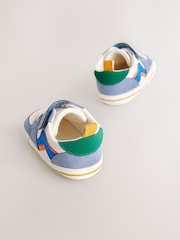 Multi Baby Touch Fastening Elastic Lace Trainers (0-24mths) - Image 5 of 6