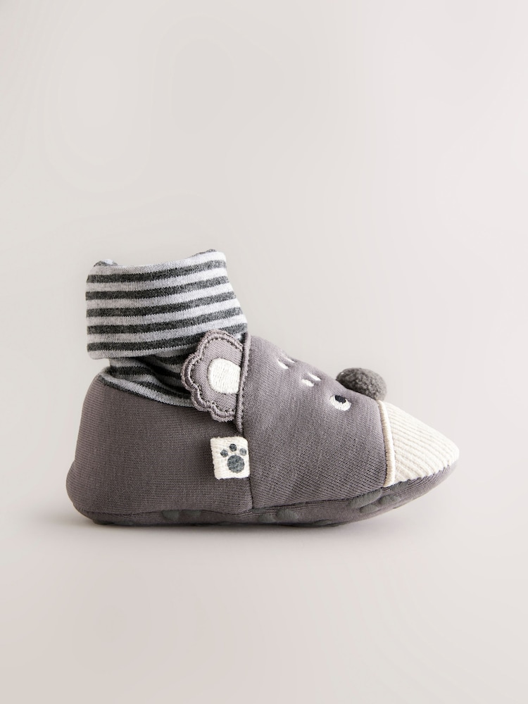 Grey Koala Baby Sensory Sock Top Boots (0-24 months) (0-2mths) - Image 2 of 4